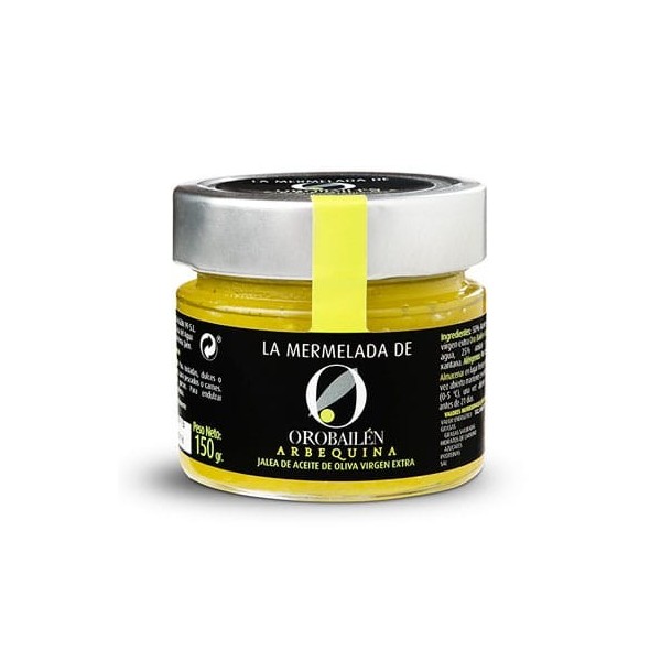Oro Bailen arbequina Jam, 150 gr. Box 12 units.