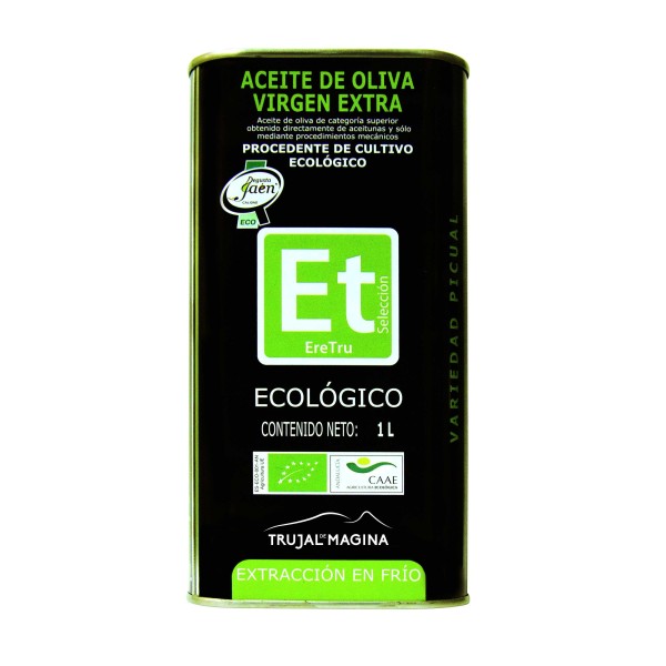 EreTru organic, can 1 l. Box 12 units.