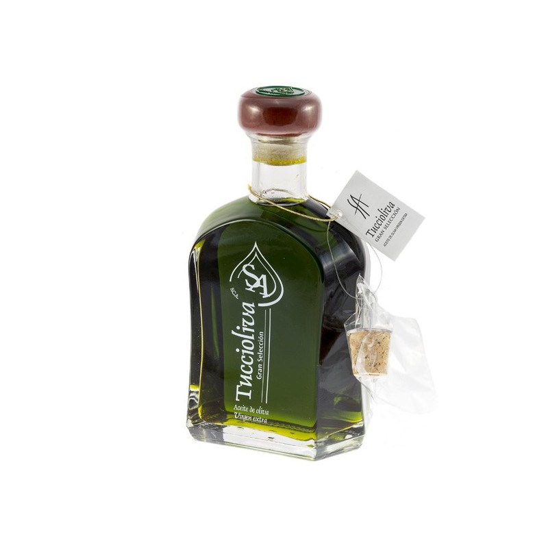 Tuccioliva glass bottle Matilda 700 ml. Box 10 units.