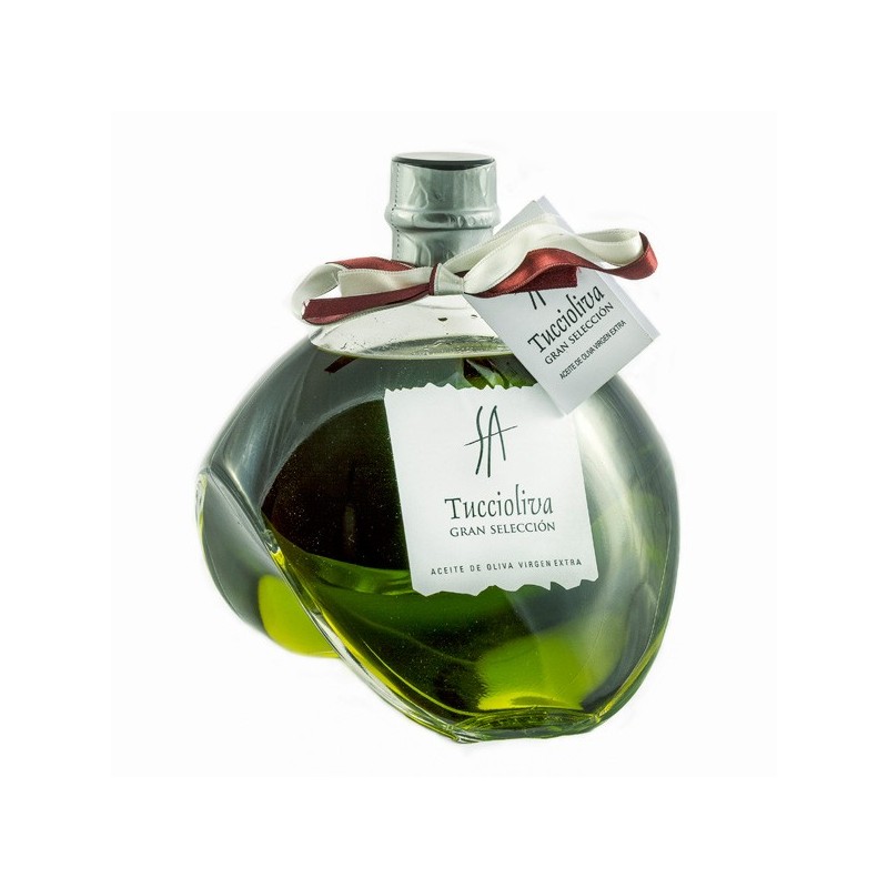 Tuccioliva glass bottle Delirio 500 ml. Box 6 units.