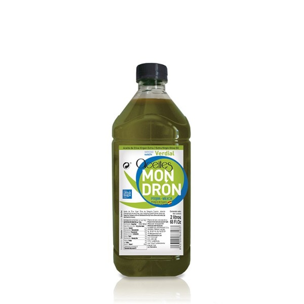 Aceites Mondrón verdial, pet 2 l. Box 8 units