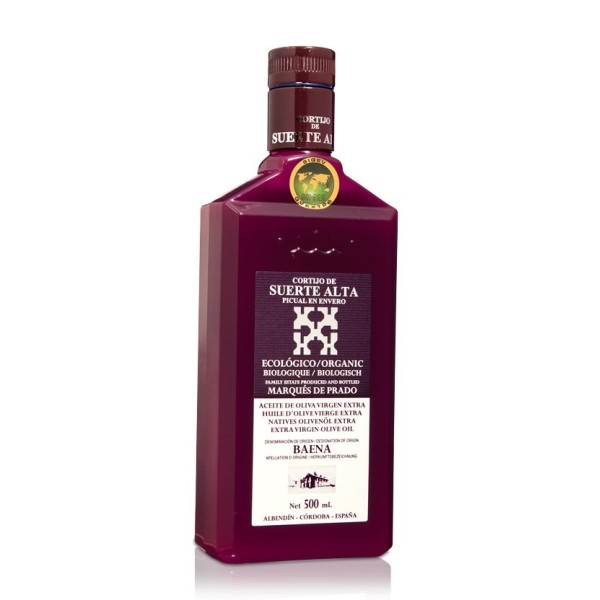 Cortijo de Suerte Alta Picual Early Harvest, 500 ml. Box 6 units.