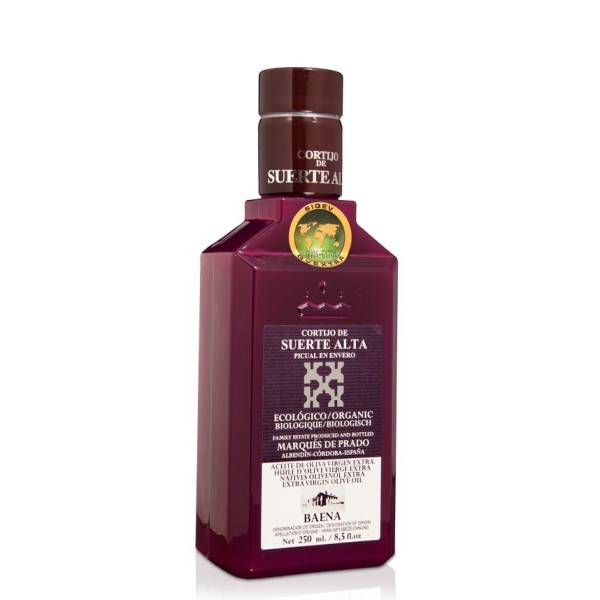 Cortijo de Suerte Alta Picual Early Harvest, 250 ml. Box 8 units.