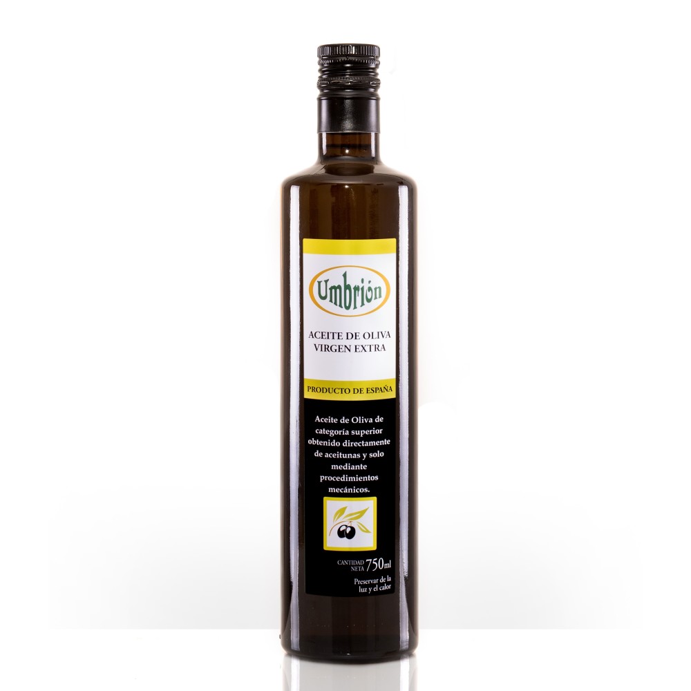 Umbrión arbequina, 750 ml. Caja 12 unidades