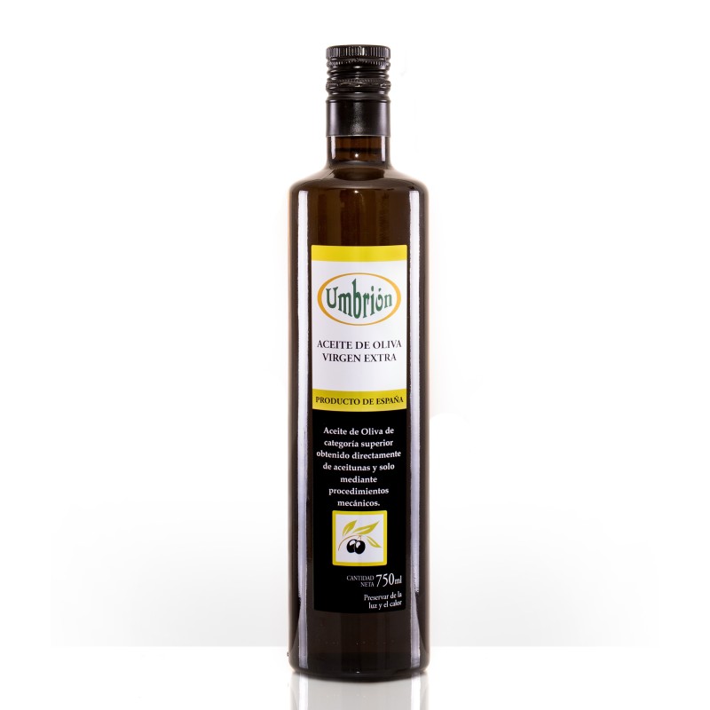 Umbrión arbequina, 750 ml. Box 12 units