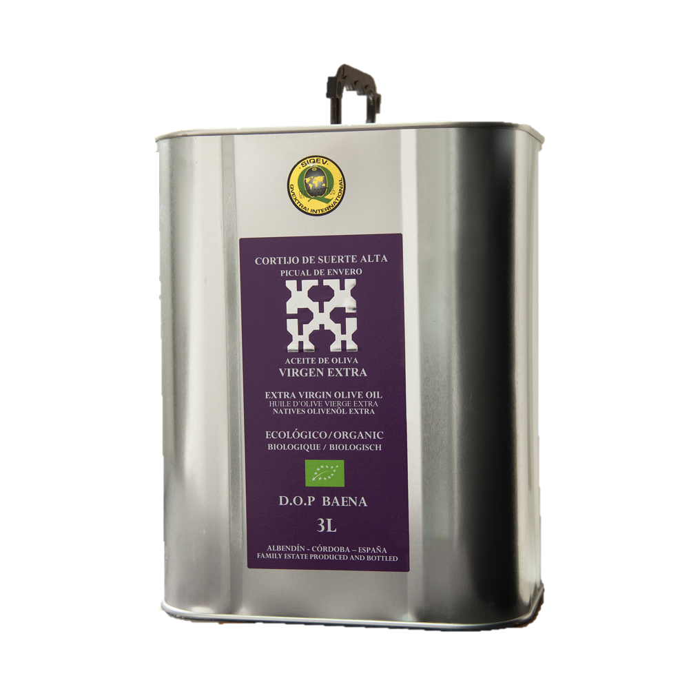 Cortijo de Suerte Alta Picual Early Harvest, can 3 l. Box 4 units.