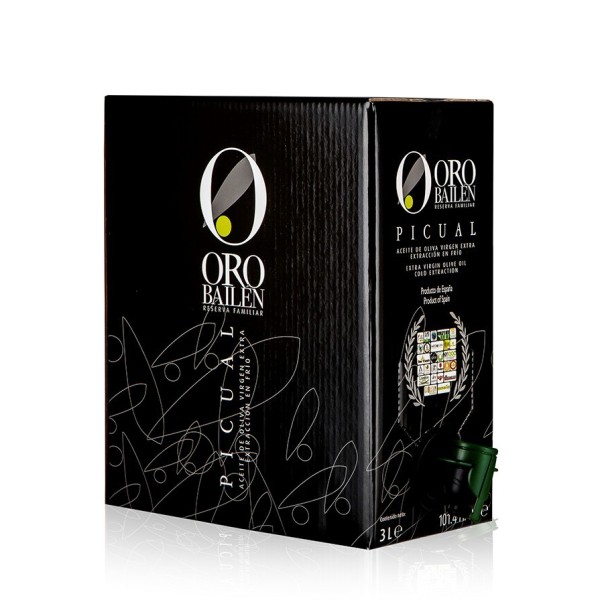 Oro Bailen Reserva Familiar PICUAL, Bag in Box 3 l. Box 4 units.