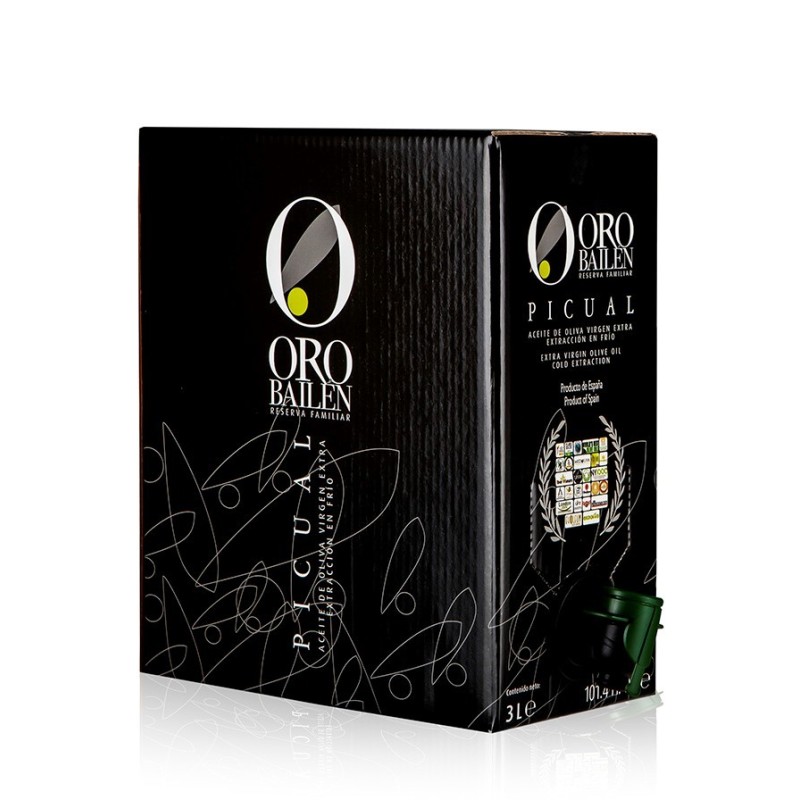 Oro Bailen Reserva Familiar Picual, Bag in Box 3 l. Caja 4 unidades.