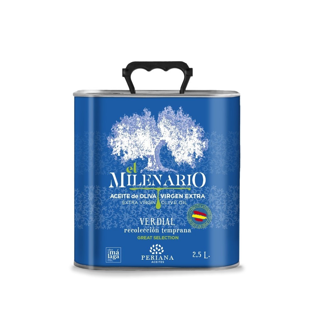 Periana Olive Oil El Milenario, 2,5 l. Box 5 units.