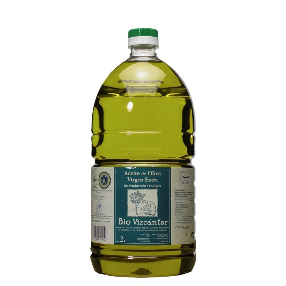 Bio Vizcántar garrafa pet 2 l. Caja 6 unidades. | Oliva del Sur