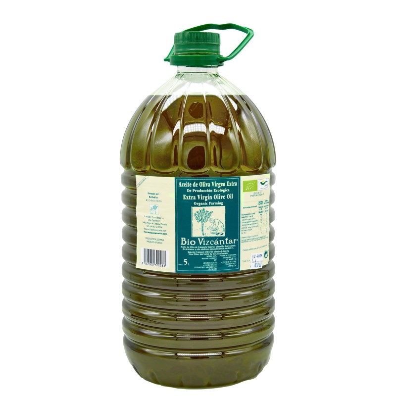 Bio Vizcántar garrafa pet 5 l. Caja 3 unidades. | Oliva del Sur