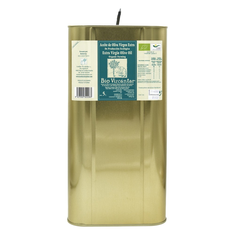 Bio Vizcántar, can 5 l. Box 3 units.