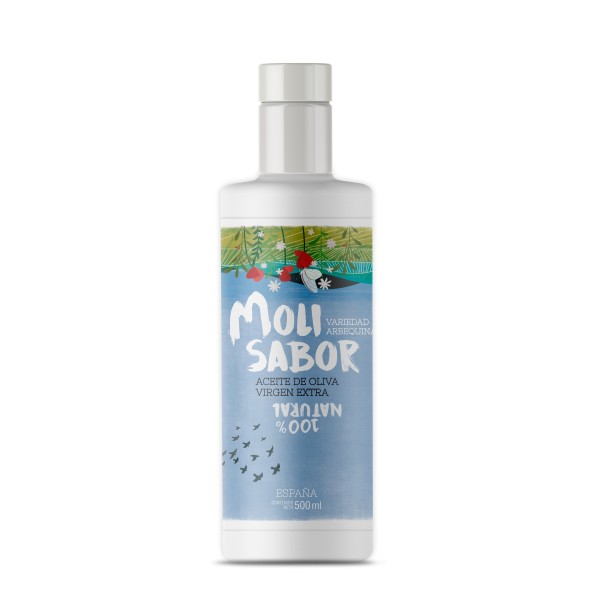 Oleícola Jaén AOVE selección arbequina bot. 500 ml. Caja 3 unidades.