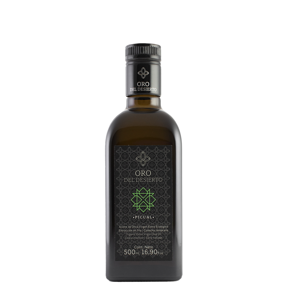 Oro del Desierto picual, 500 ml. Box 6 units