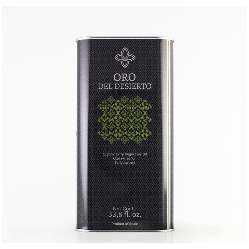 Oro del Desierto hojiblanca, lata 1 l. Caja 6 unidades