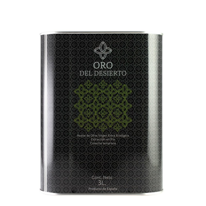 Oro del Desierto hojiblanca, lata 5 l. Caja 3 unidades