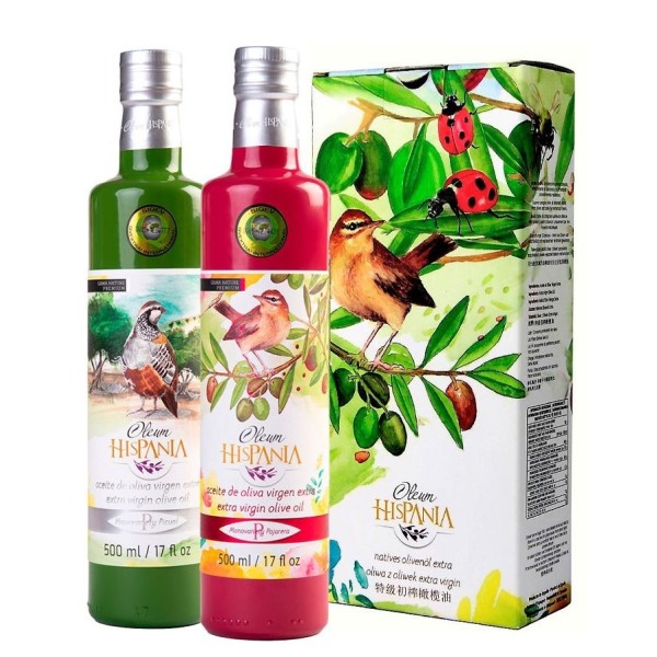 Oleum Hispania Nature Premium, gift case 2 x 500 ml.