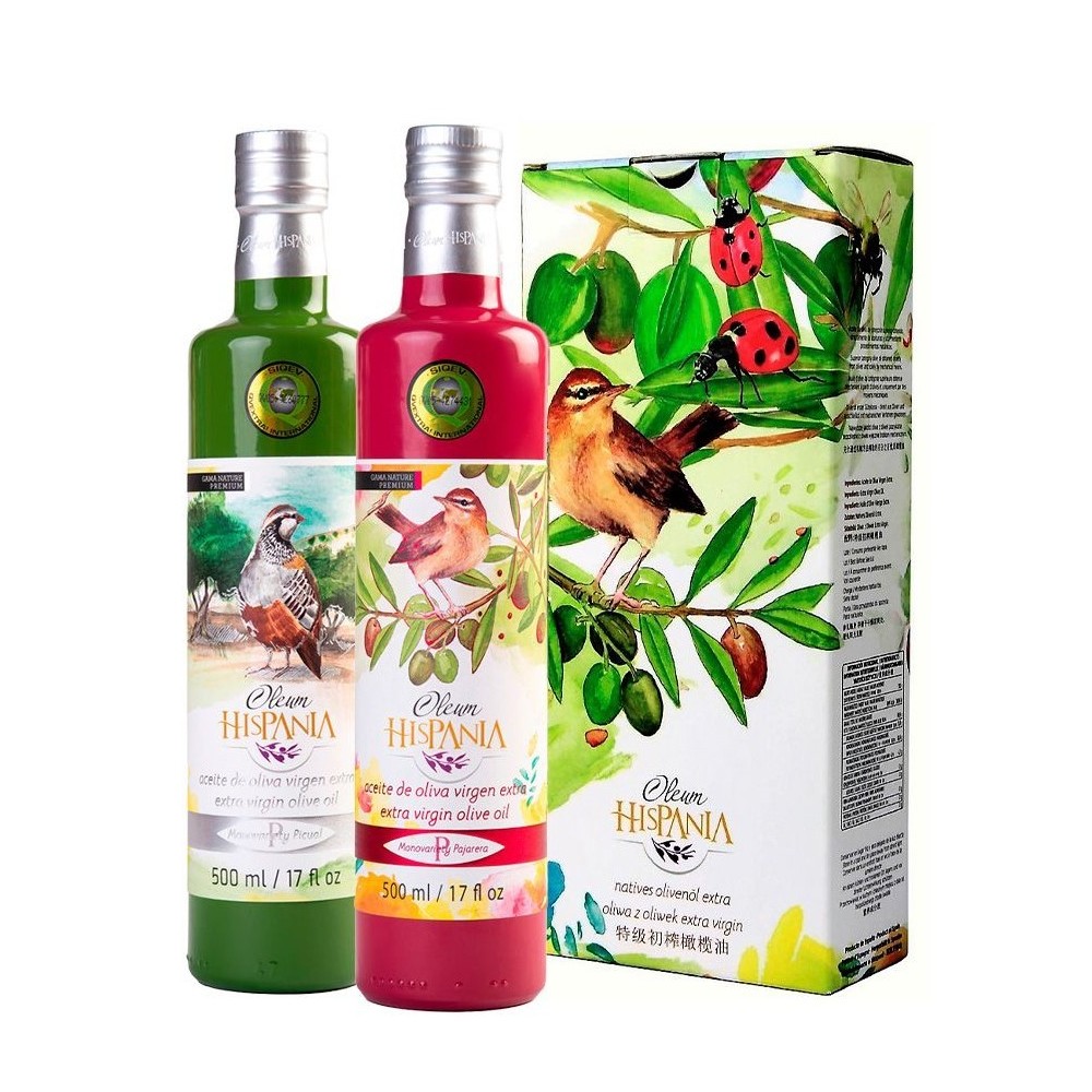 Oleum Hispania Nature Premium, gift case 2 x 500 ml.