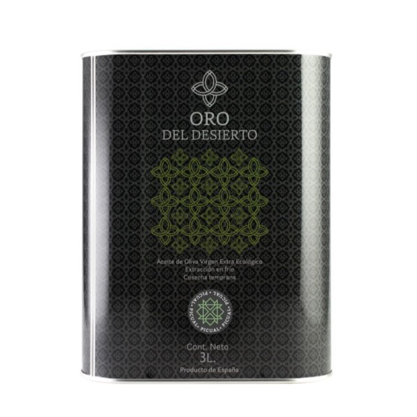 Oro del Desierto picual, can 5 l. Box 3 units