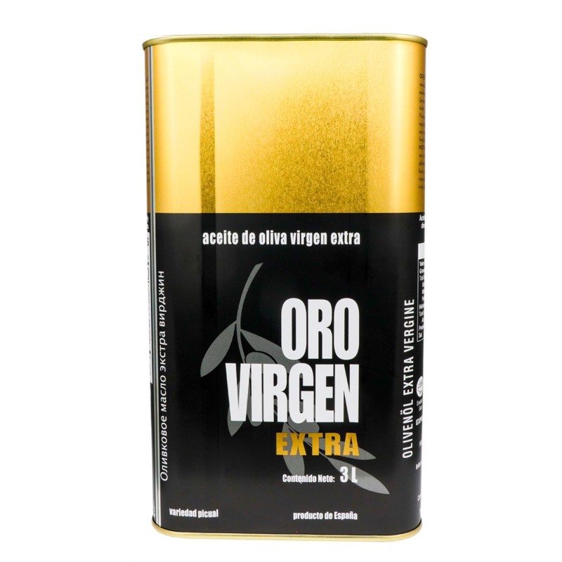 Oro Virgen Extra, lata 1 l. Box 12 units