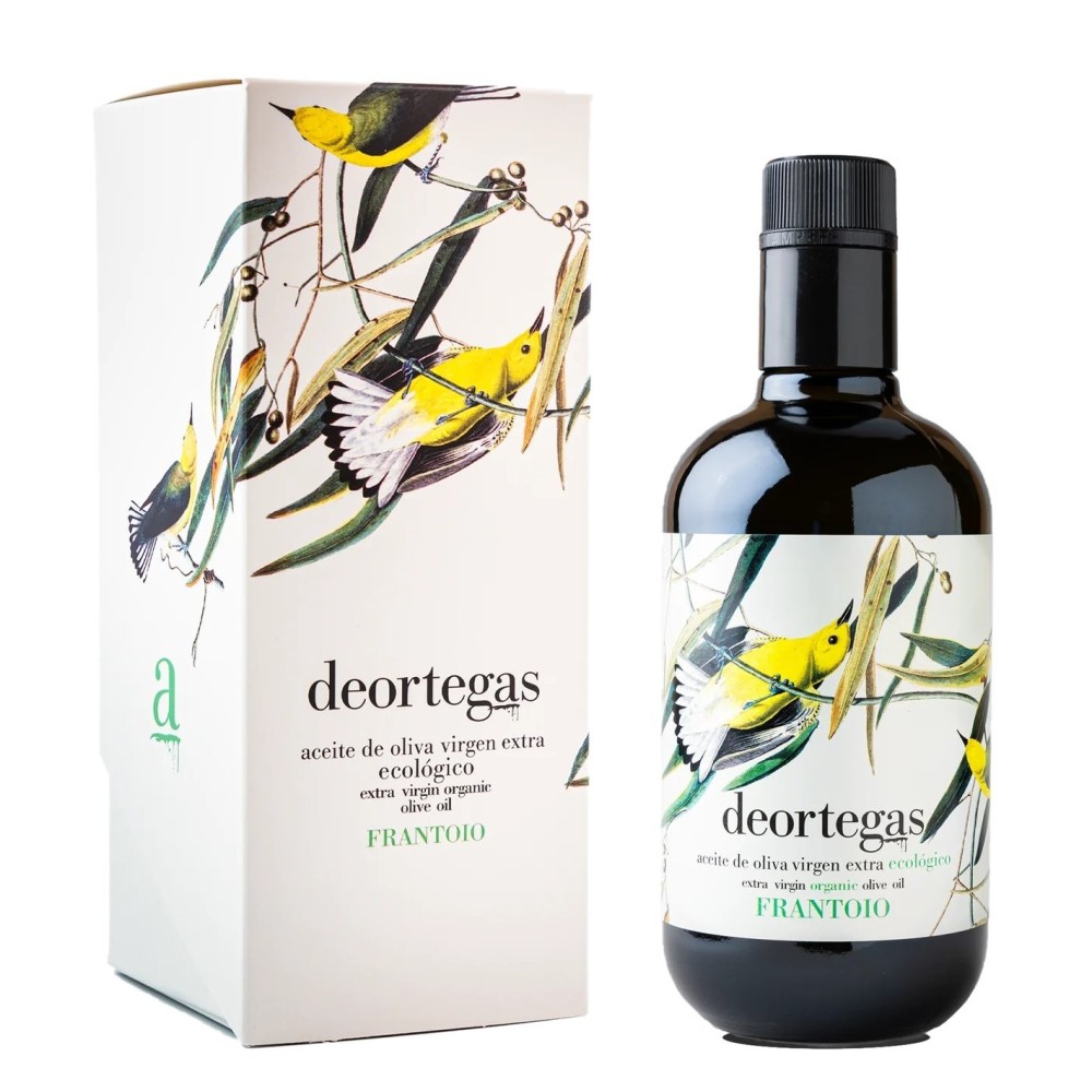 Deortegas frantoio, gift case 500 ml.