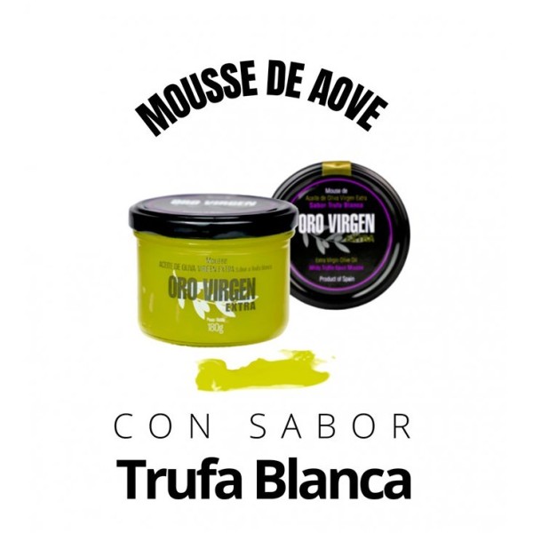 Oro Virgen Extra, EVOO Mousse with Iberian Ham flavor, jar 180 gr. Box 6 units