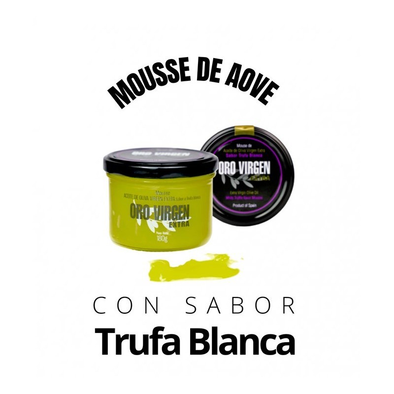 Oro Virgen Extra, EVOO Mousse with Iberian Ham flavor, jar 180 gr. Box 6 units