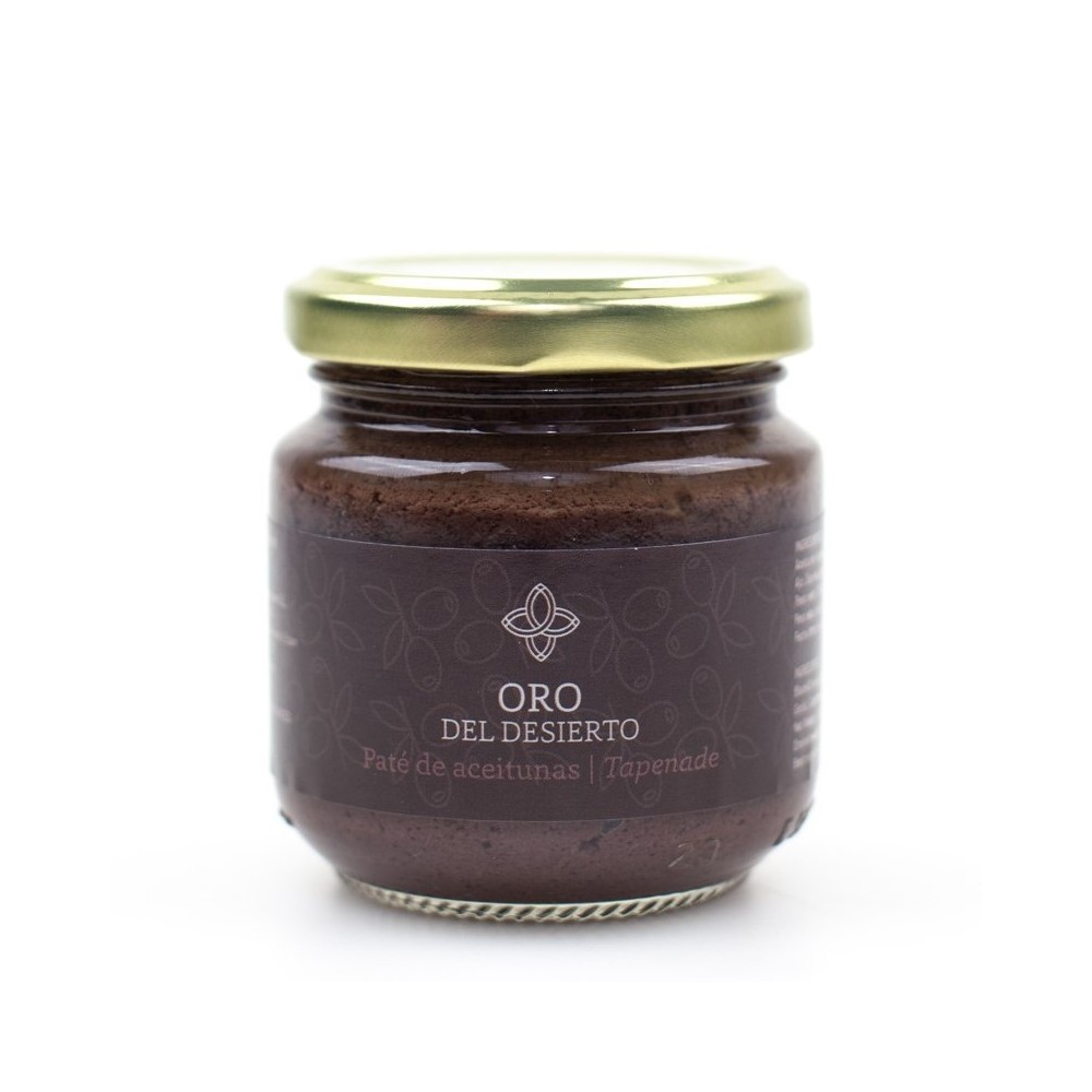 Oro del Desierto paté de aceitunas, 150 gr. Box 3 units
