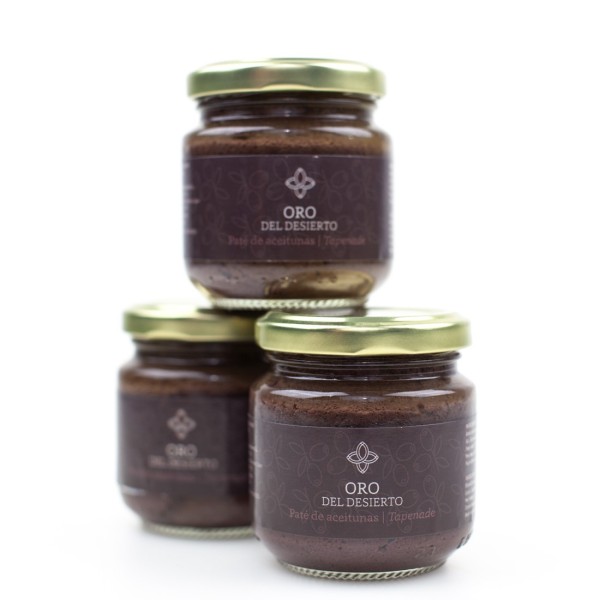 Oro del Desierto paté de aceitunas, 150 gr. Box 3 units 2