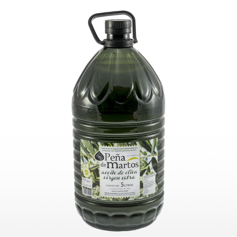 Tuccioliva garrafa pet 5 l. Box 3 units.