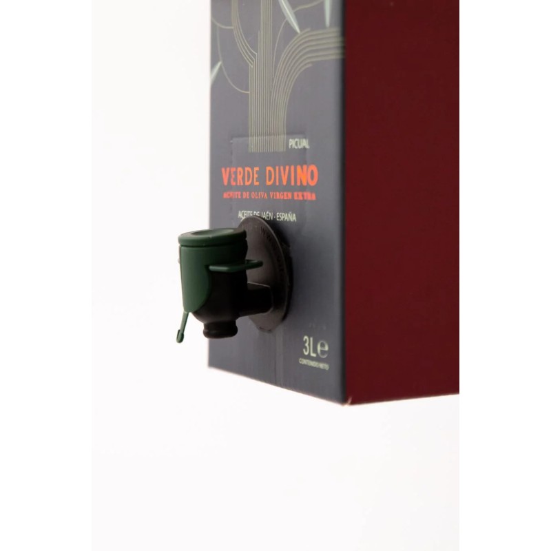 Verde Divino, Early Harvest Picual Bag in Box 3L. 4-unit box