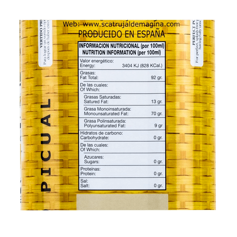 Verde Salud, 5L can. Box of 3 units. | Oliva del Sur