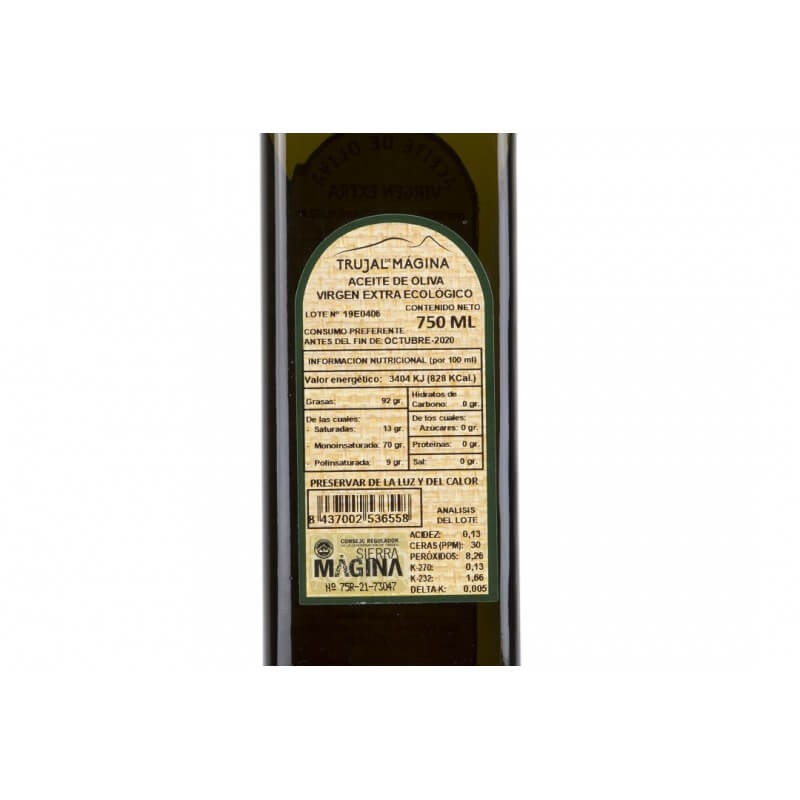 Verde Salud glass bottle 750 ml. Marasca. Box 12 units.