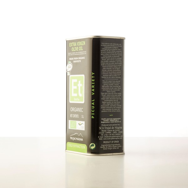 EreTru organic, can 1 l. Box 12 units. 2