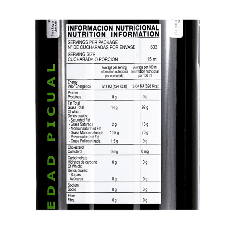 EreTru organic, can 1 l. Box 12 units.