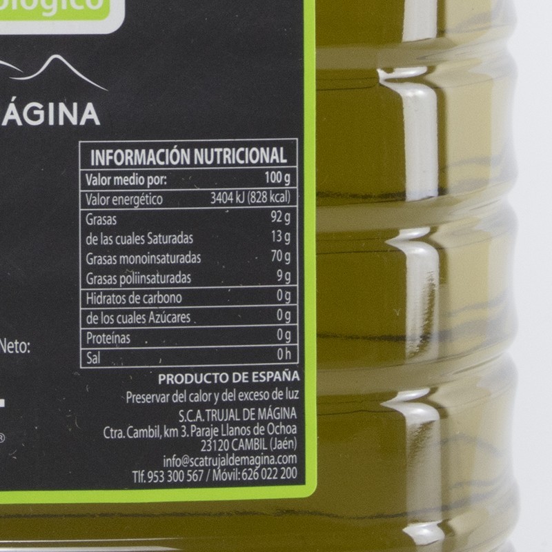 EreTru ecológico, 5 l. Caja 3 unidades. | Oliva del Sur