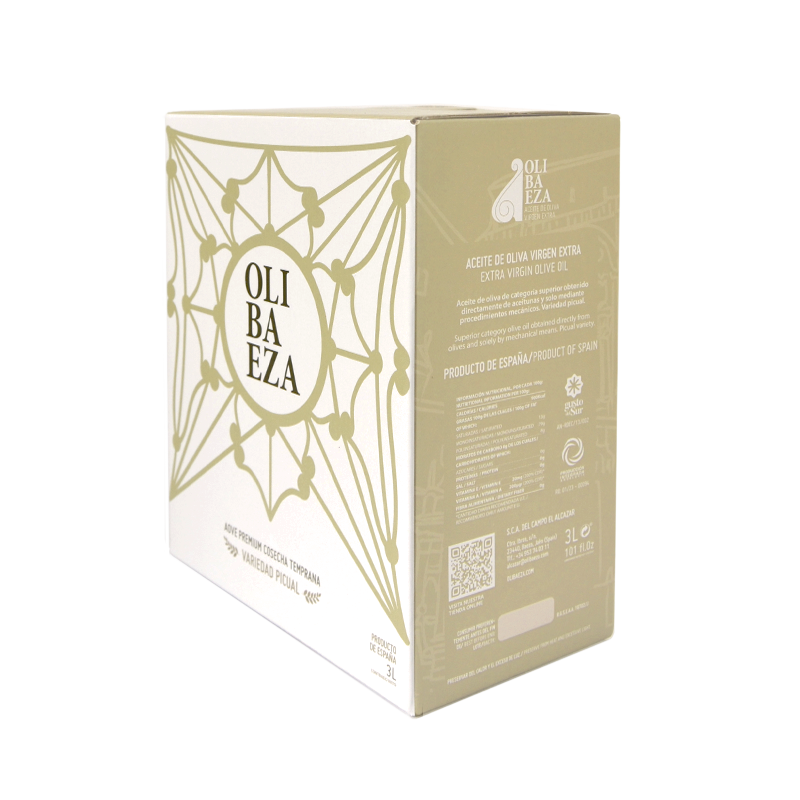 Olibaeza Premium Bag in Box, 3 l. | Oliva del Sur