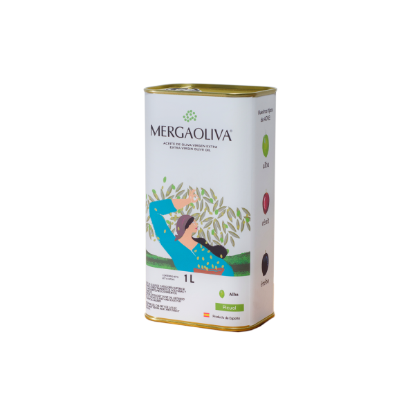 Mergaoliva, Alba Picual ECOLOGICO Can 1L