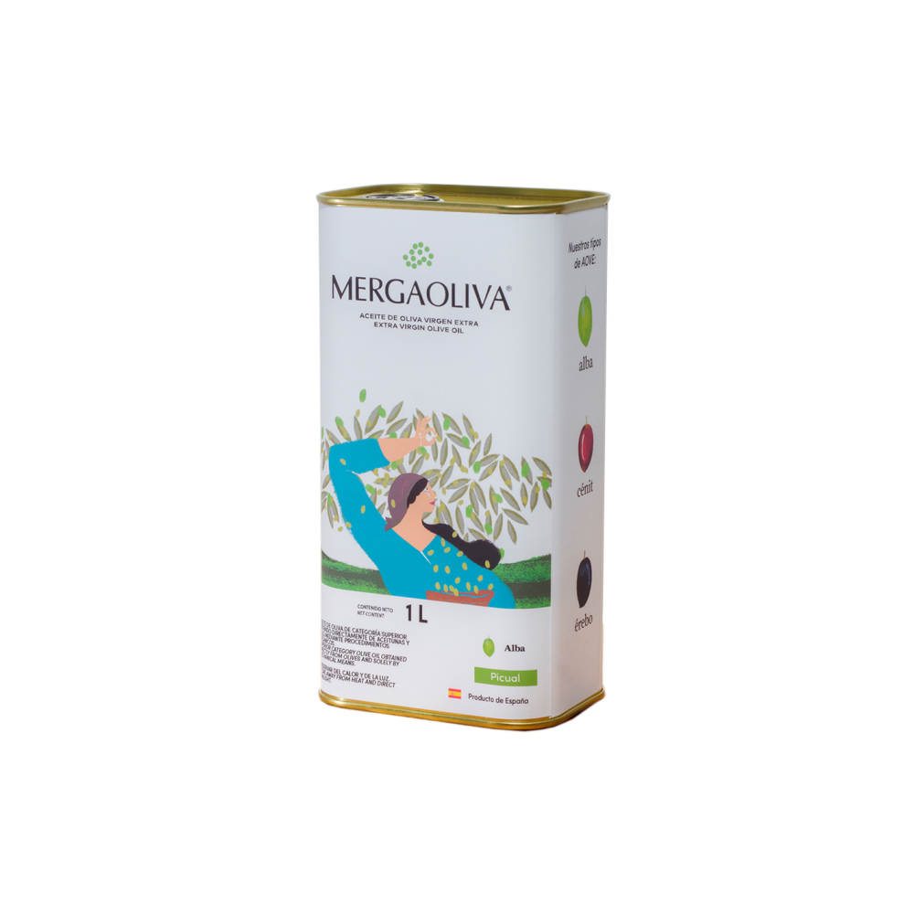Mergaoliva, Alba Picual ECOLOGICO Can 1L