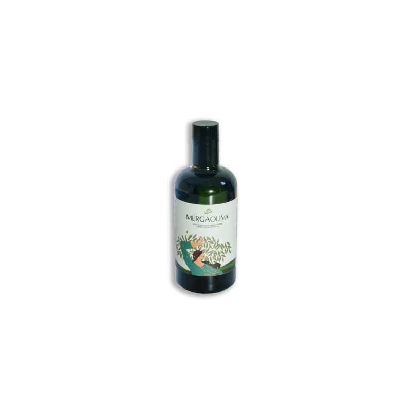 Mergaoliva, Alba Picual Ecologico Vidrio oscuro 500 ml